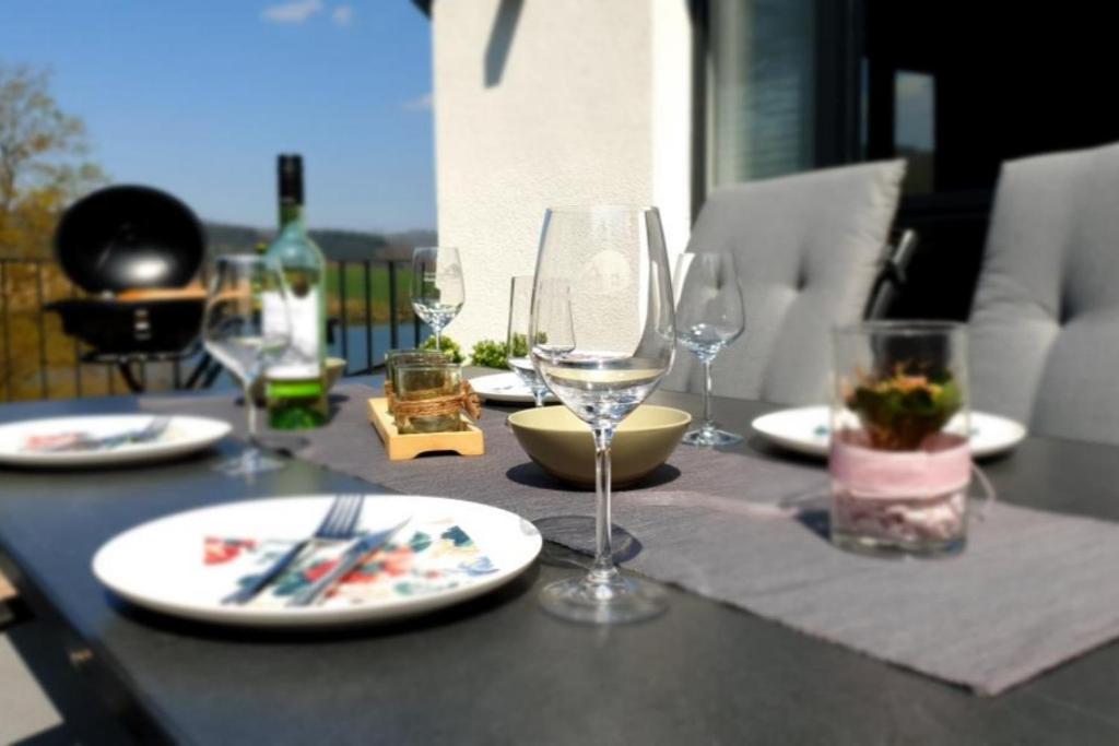 Diemelblick Acht - Ferienhaus Fuer 6 Personen Mit Sauna, Garten Und Dachterrasse Mit Panoramablick Heringhausen Екстер'єр фото